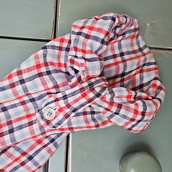 Jimmy Au Beverly Hills Mens' Button Down Linen Shirt - Picture 10 of 12